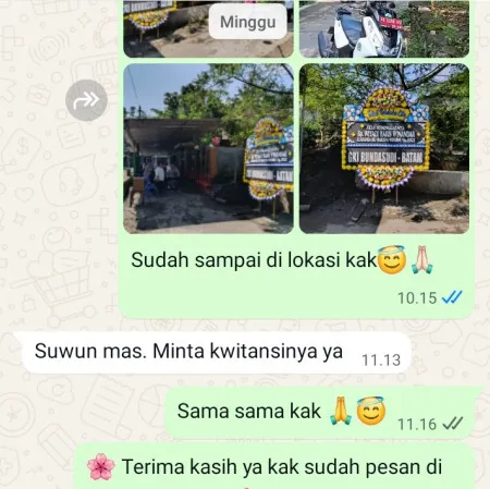 Pengiriman Papan Bunga Duka Balepanjang Baturetno