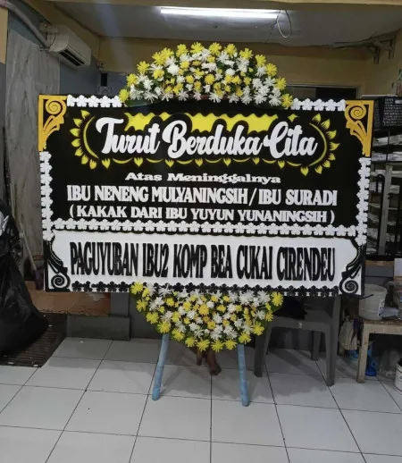 Papan Bunga Duka Balepanjang Baturetno